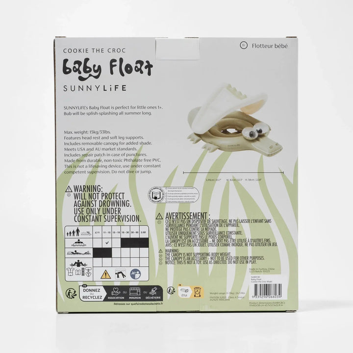 BABY FLOAT COOKIE THE CROC KHAKI BeachLife Concept