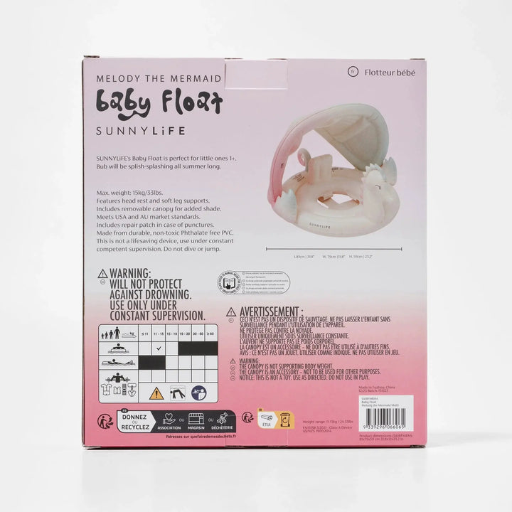 BABY FLOAT MELODY THE MERMAID MULTI BeachLife Concept