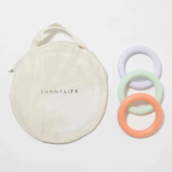 BABY PLAYMAT WITH SHADE APPLE SORBET MULTI BeachLife Concept