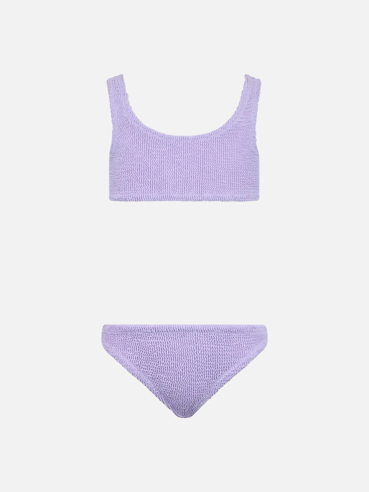 BAKER GIRL CRINKLE CROP TANK BIKINI MC2 SAINT BARTH