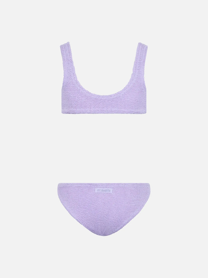 BAKER GIRL CRINKLE CROP TANK BIKINI MC2 SAINT BARTH