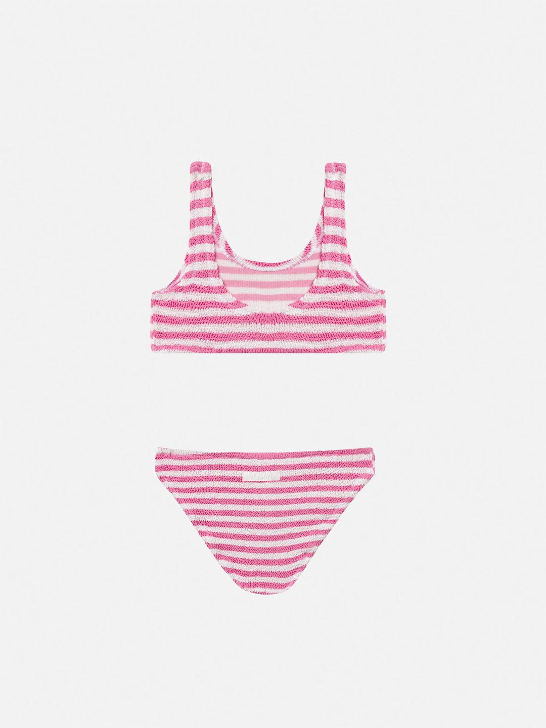 BAKER GIRL CRINKLE CROP TANK BIKINI MC2 SAINT BARTH