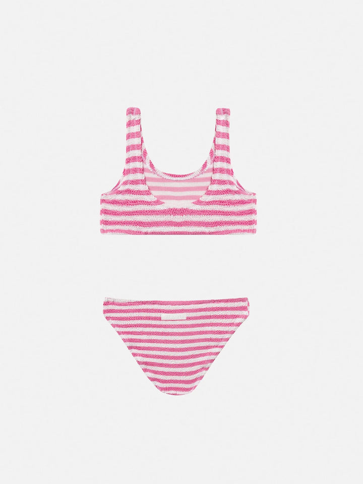 BAKER GIRL CRINKLE CROP TANK BIKINI MC2 SAINT BARTH