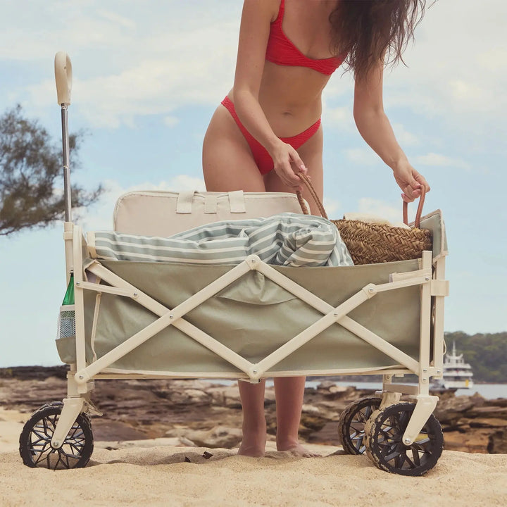 BEACH CART SEAGRASS SAGE SUNNYLIFE