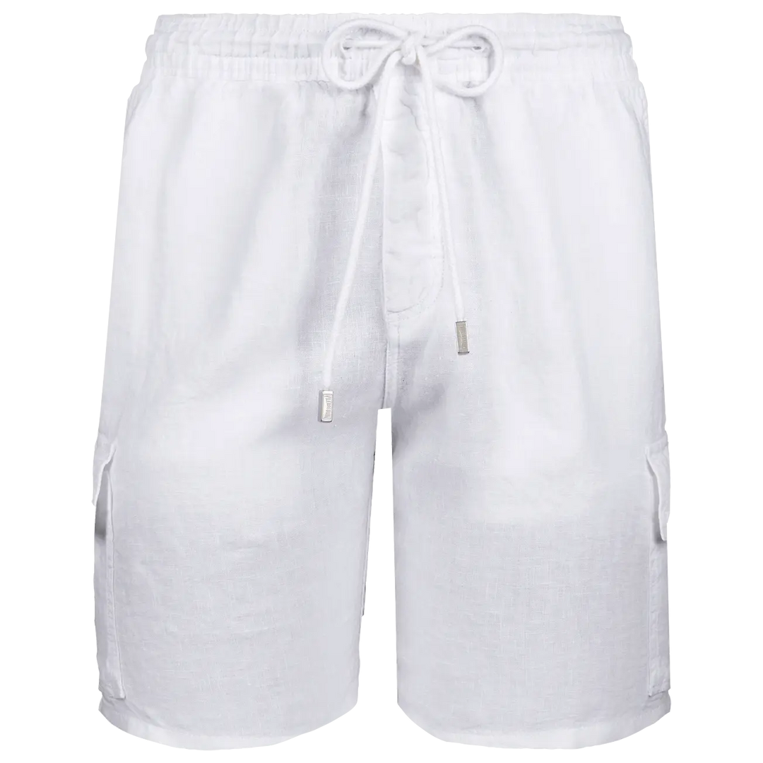 BERMUDA BAIE EN LIN UNI WHITE BeachLife Concept