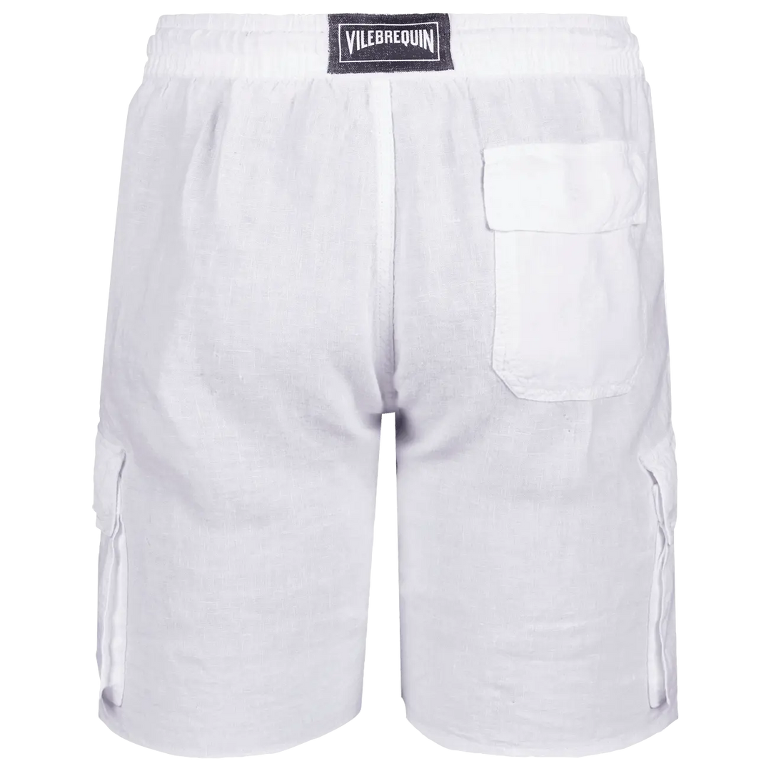 BERMUDA BAIE EN LIN UNI WHITE BeachLife Concept