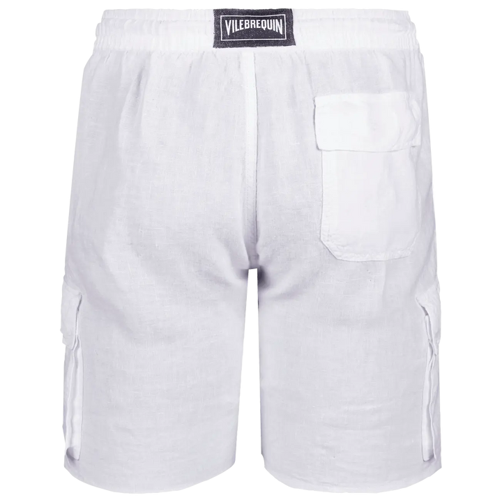 BERMUDA BAIE EN LIN UNI WHITE BeachLife Concept