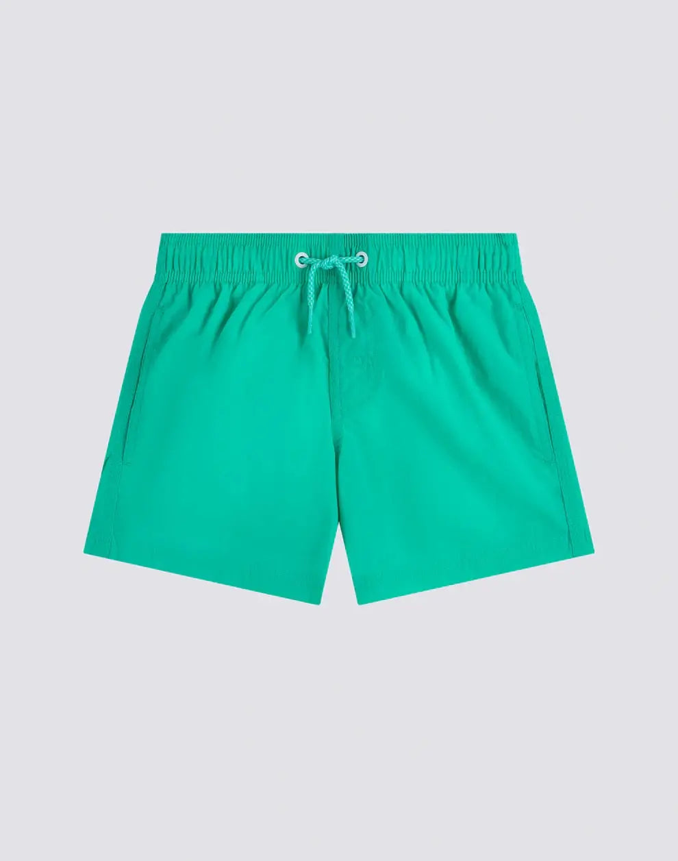 BOYS' SHORT SWIMSHORTS WITH ELASTICATED WAIST AND CRINKLED FABRIC SUNDEK