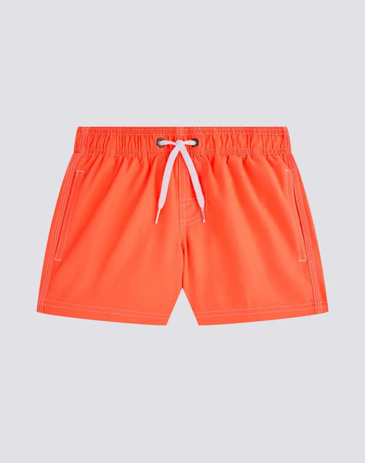 BOYS' SHORT SWIMSUIT WITH ELASTIC WAIST REPREVE® SUNDEK