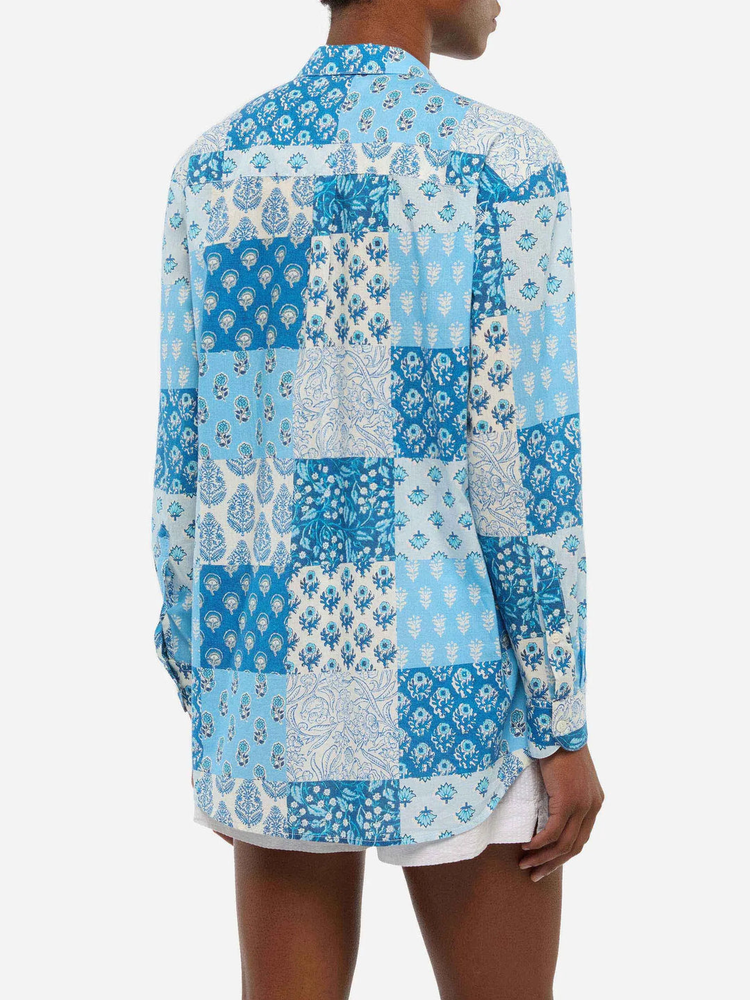 BRIGITTE WOMAN SHIRT COTTON PATCH MC2 SAINT BARTH