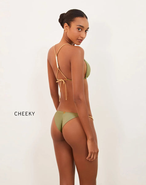 SOLID BROOKE TBACK TOP - DTL CHEEKY OLIVE