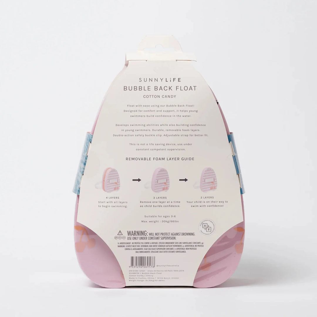 BUBBLE BACK FLOAT COTTON CANDY CHERRY - BeachLife Concept