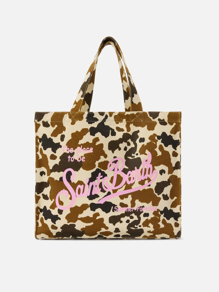 CABAS ESSENTIAL BAG COW SKIN MC2 SAINT BARTH