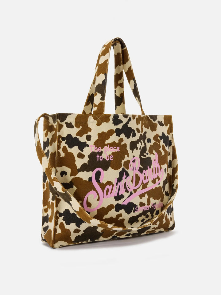 CABAS ESSENTIAL BAG COW SKIN MC2 SAINT BARTH
