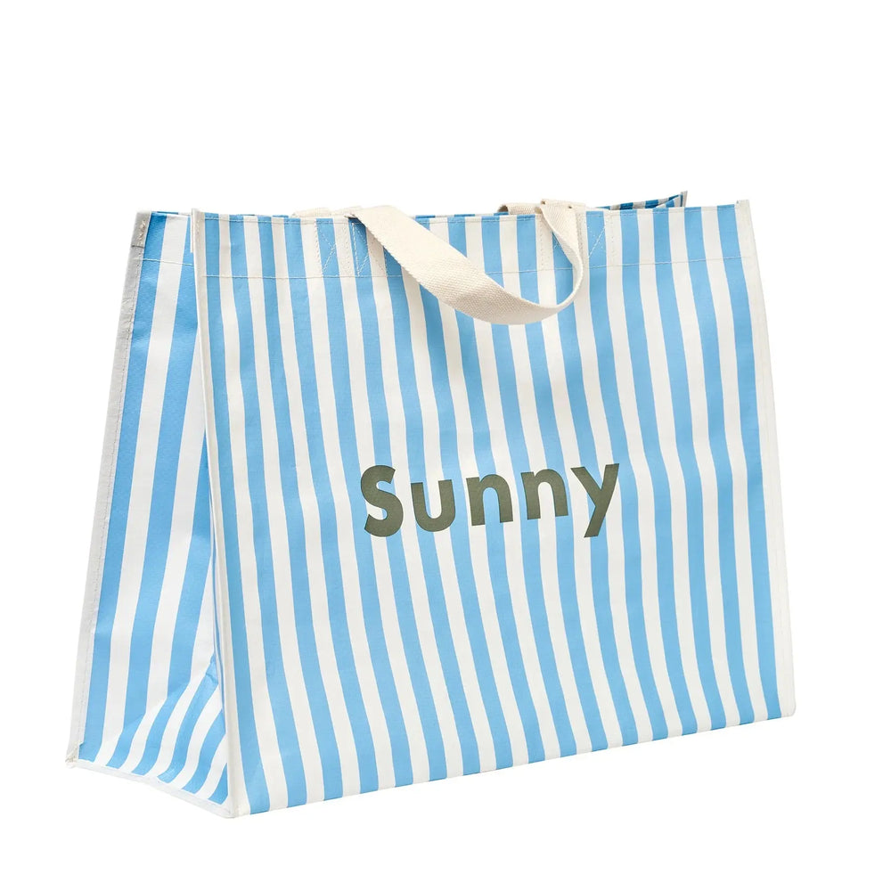 CARRYALL BEACH BAG LA MER MED BLUE SUNNYLIFE