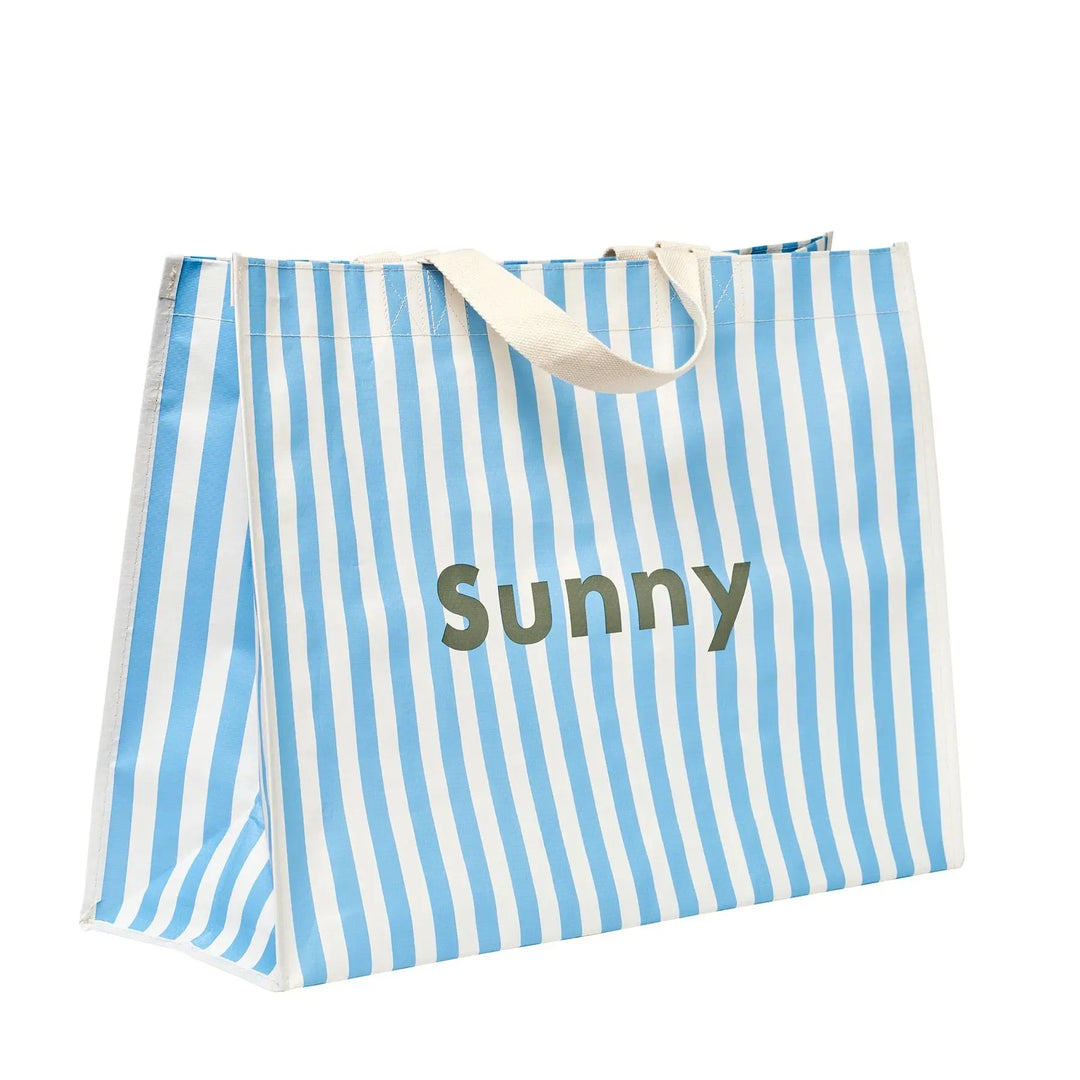 CARRYALL BEACH BAG LA MER MED BLUE SUNNYLIFE