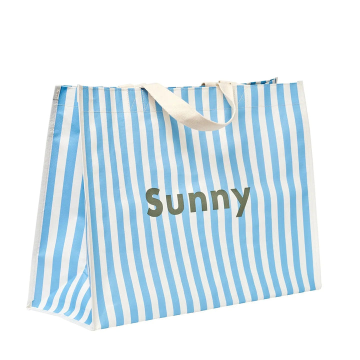 CARRYALL BEACH BAG LA MER MED BLUE SUNNYLIFE