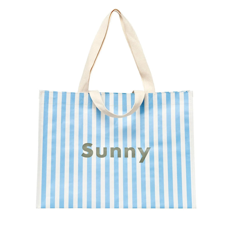CARRYALL BEACH BAG LA MER MED BLUE SUNNYLIFE