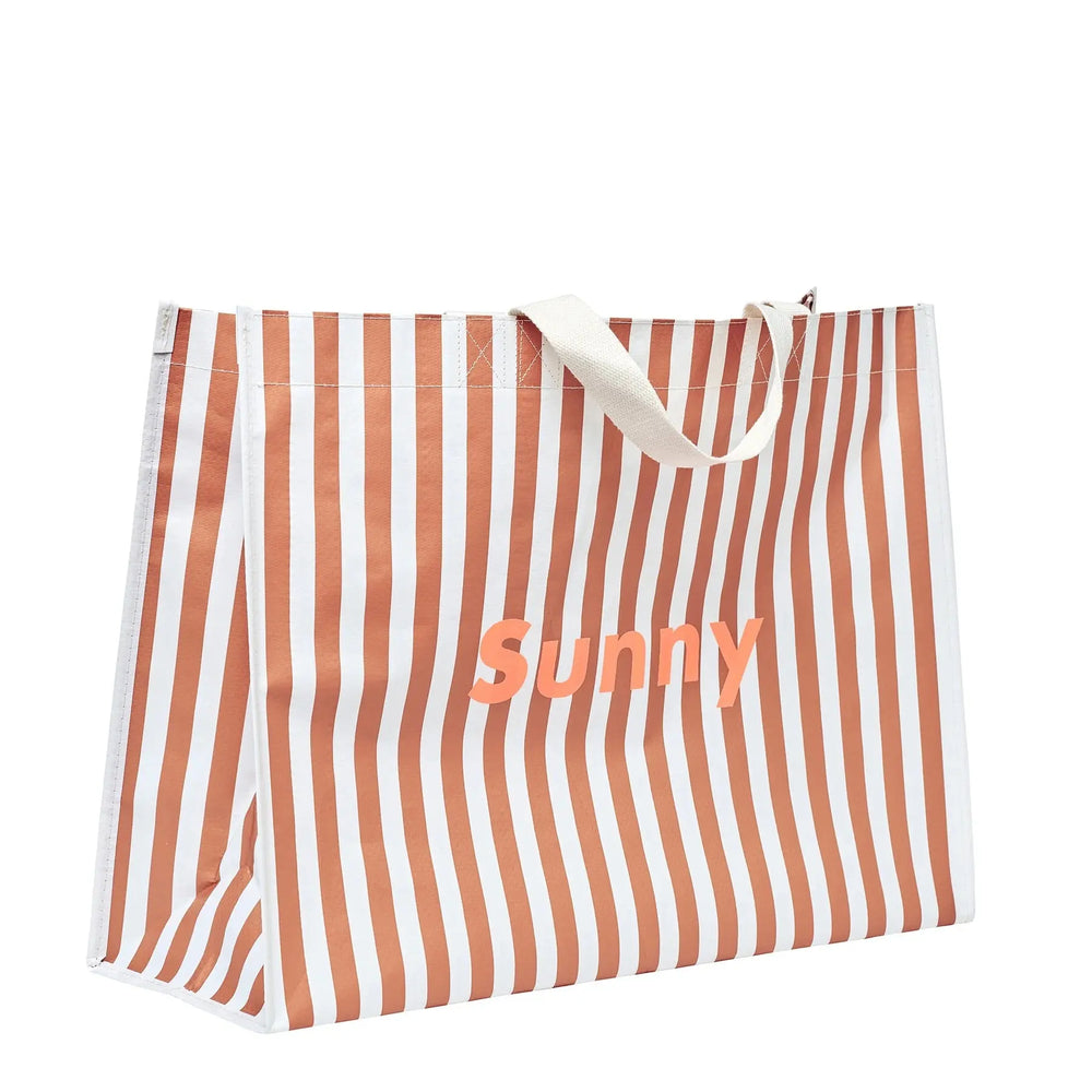 CARRYALL BEACH BAG TIERRA CLAY STRIPE SUNNYLIFE