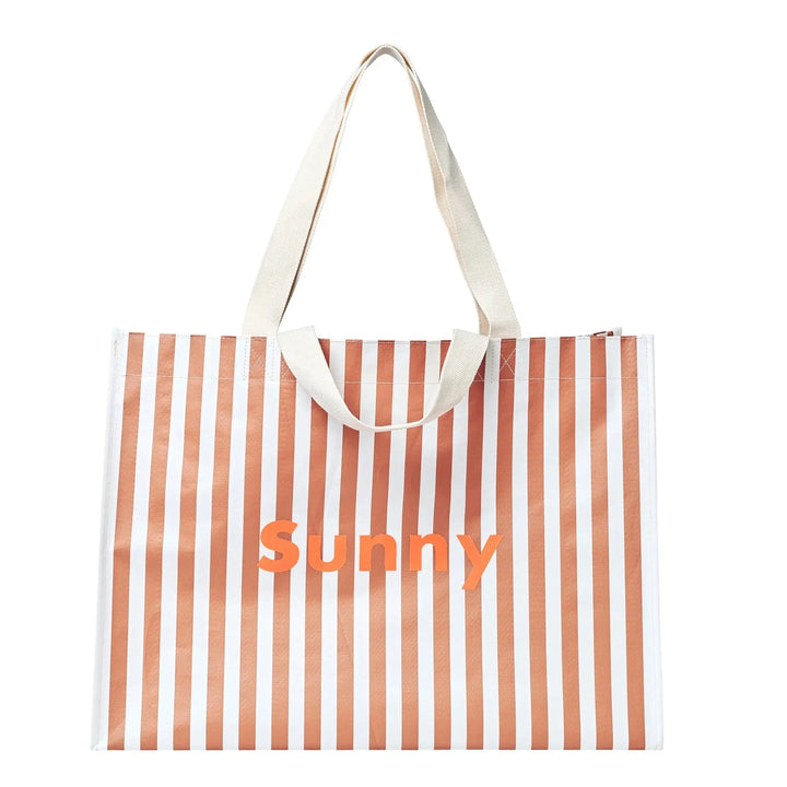CARRYALL BEACH BAG TIERRA CLAY STRIPE SUNNYLIFE