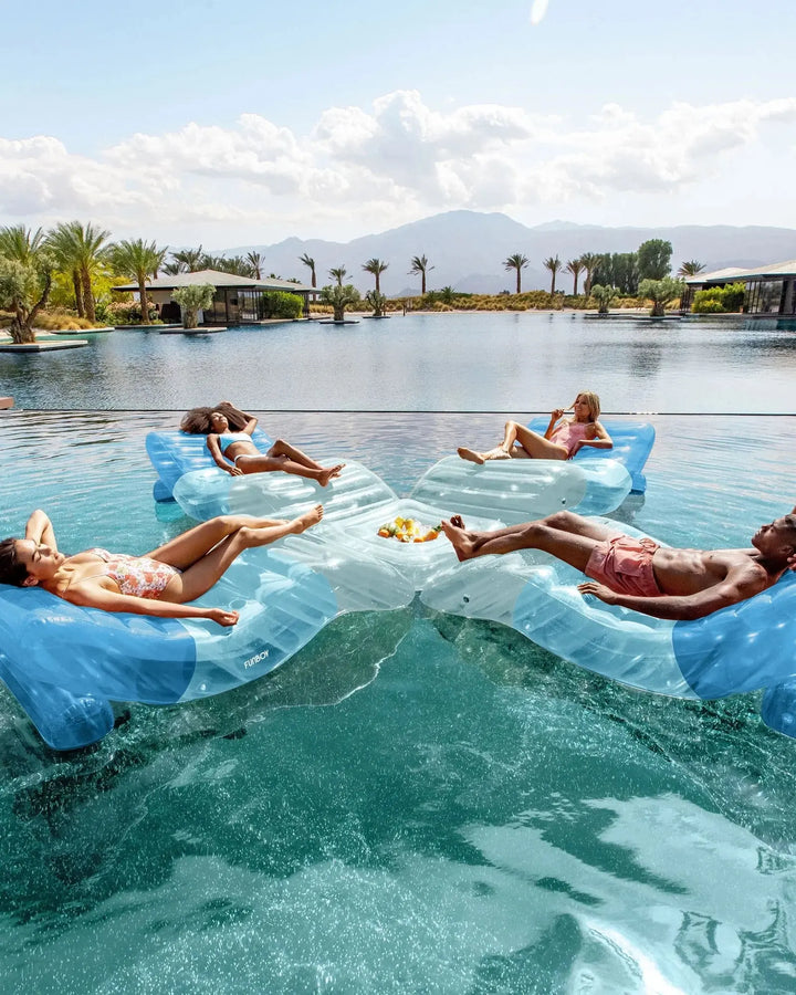 CHAISE LOUNGER FLOAT BLUE FUNBOY