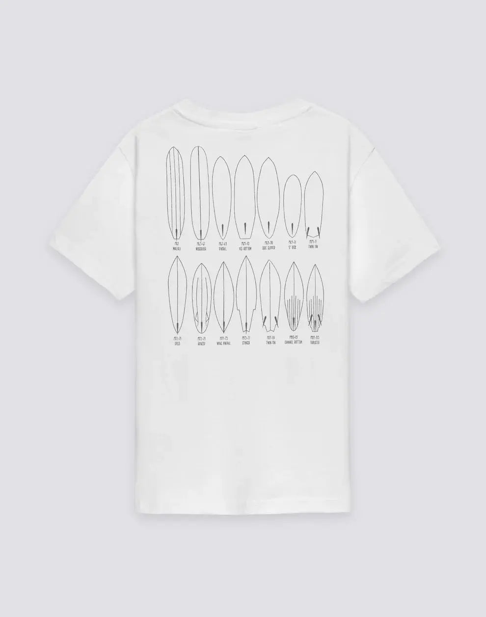 CHILDREN'S SHORT-SLEEVED T-SHIRT WITH OLD SCHOOL SURF PRINT SUNDEK