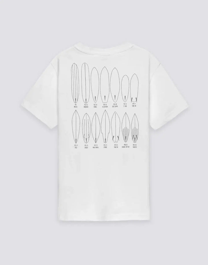 CHILDREN'S SHORT-SLEEVED T-SHIRT WITH OLD SCHOOL SURF PRINT SUNDEK