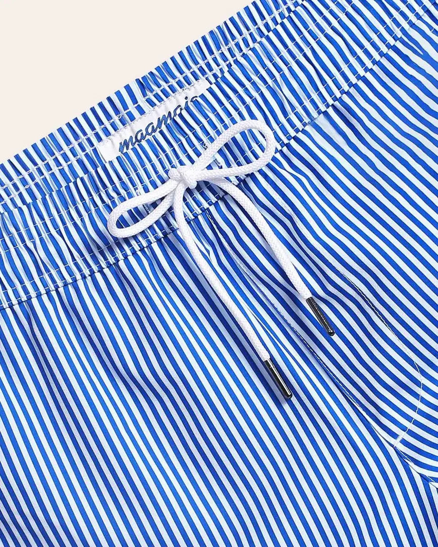 COASTSWEET STRIPED PRINT SWIM TRUNKS MAAMGIC