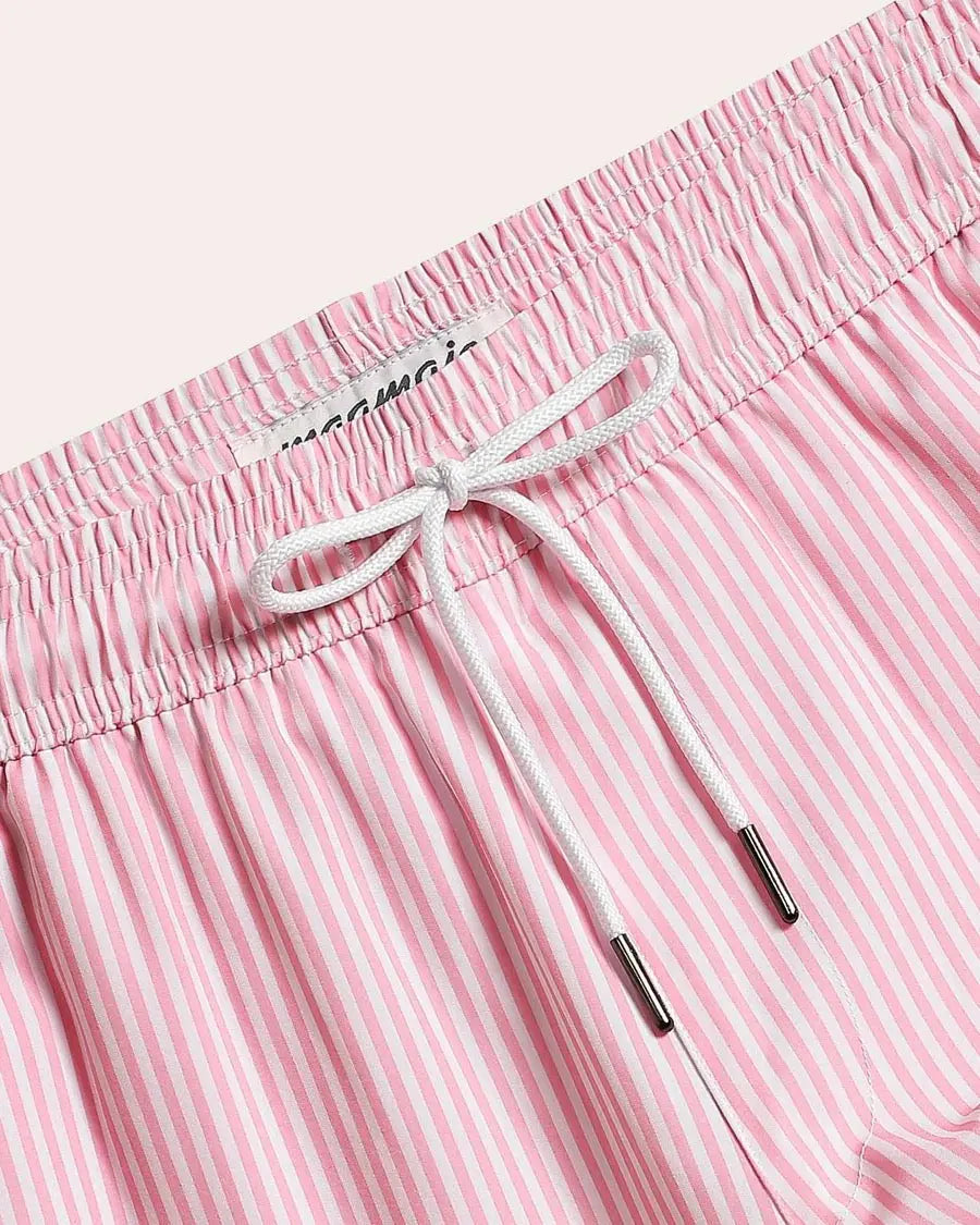 COASTSWEET STRIPED PRINT SWIM TRUNKS MAAMGIC