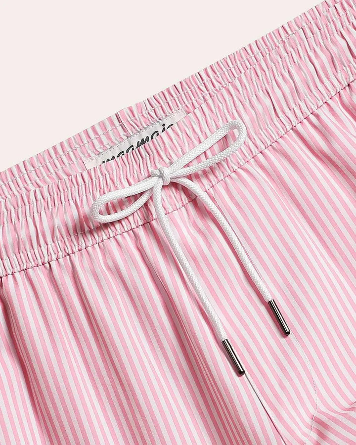 COASTSWEET STRIPED PRINT SWIM TRUNKS MAAMGIC