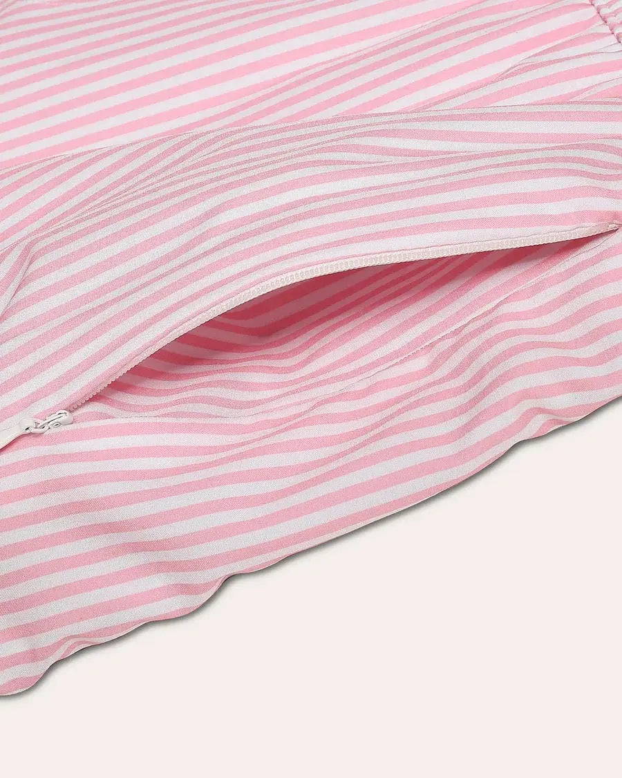 COASTSWEET STRIPED PRINT SWIM TRUNKS MAAMGIC