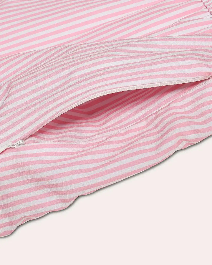 COASTSWEET STRIPED PRINT SWIM TRUNKS MAAMGIC