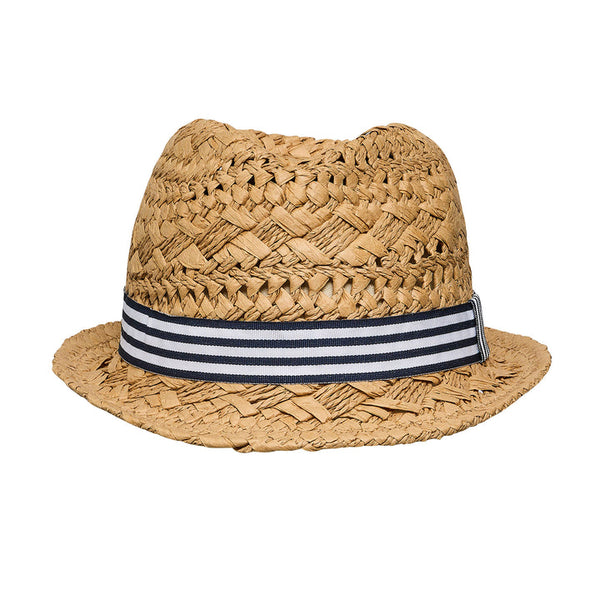 BEACH STRIPE FEDORA