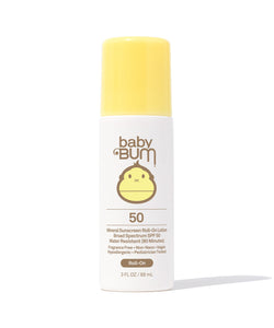 BABY BUM SPF 50 CREME SOLAIRE MINERALE ROLL-ON LOTION