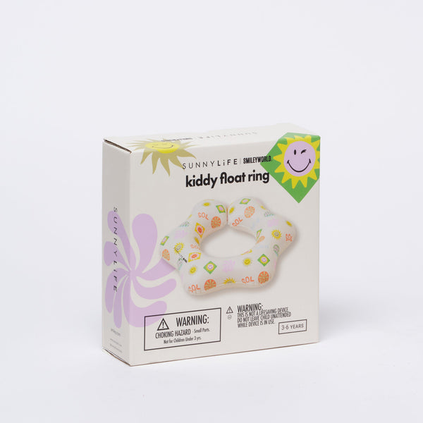KIDDY FLOAT RING SMILEY WORLD SOL SEA