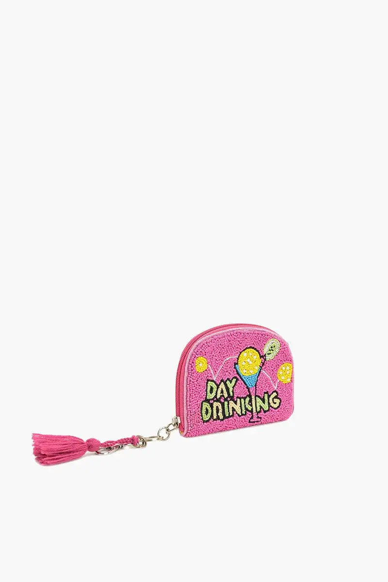 DAY DRINKING BEADED POUCH AMERICA & BEYOND