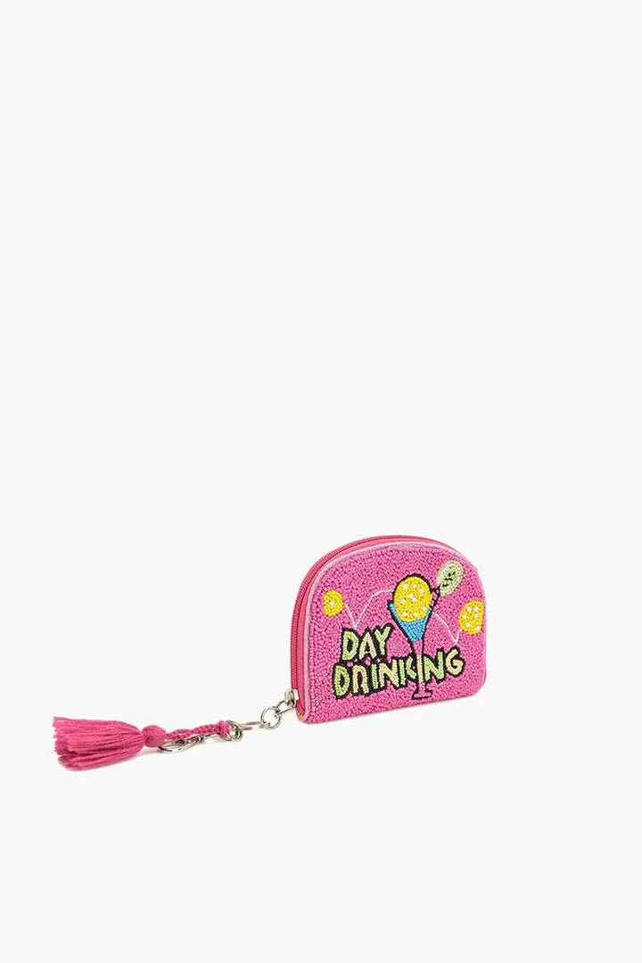 DAY DRINKING BEADED POUCH AMERICA & BEYOND