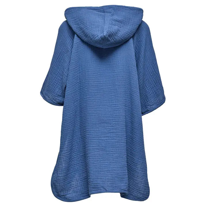 DENIM BLUE BEACH PONCHO BeachLife Concept
