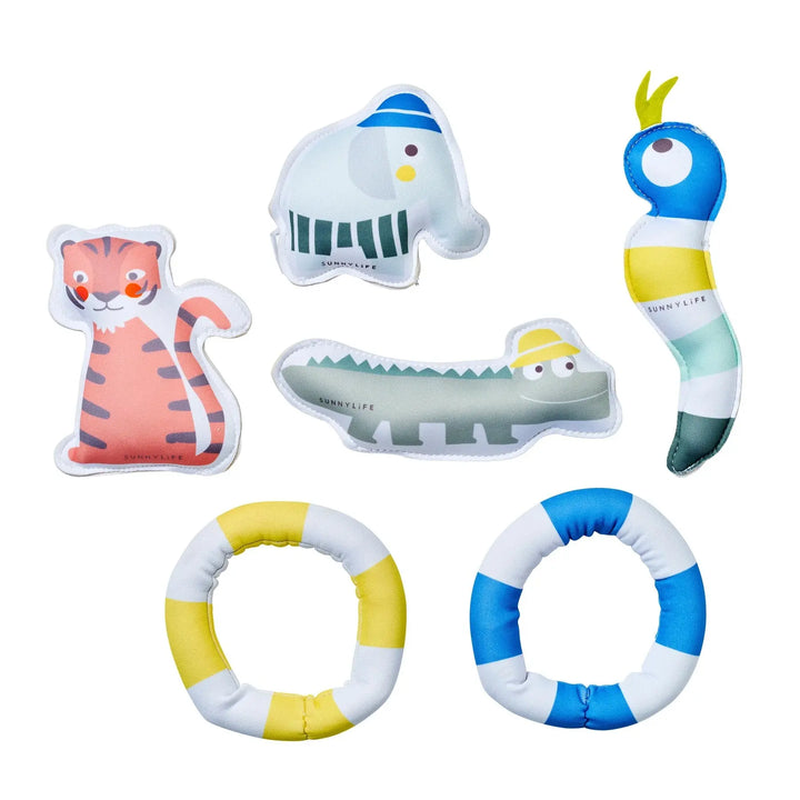 DIVE BUDDIES INTO THE JUNGLE MULTI SET OF 6 SUNNYLIFE