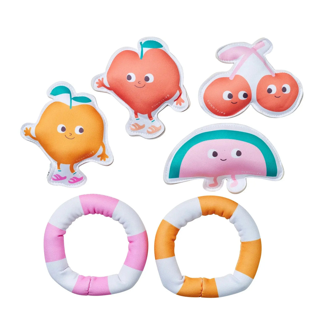 DIVE BUDDIES POPPY THE PEACH MULTI SET OF 6 SUNNYLIFE