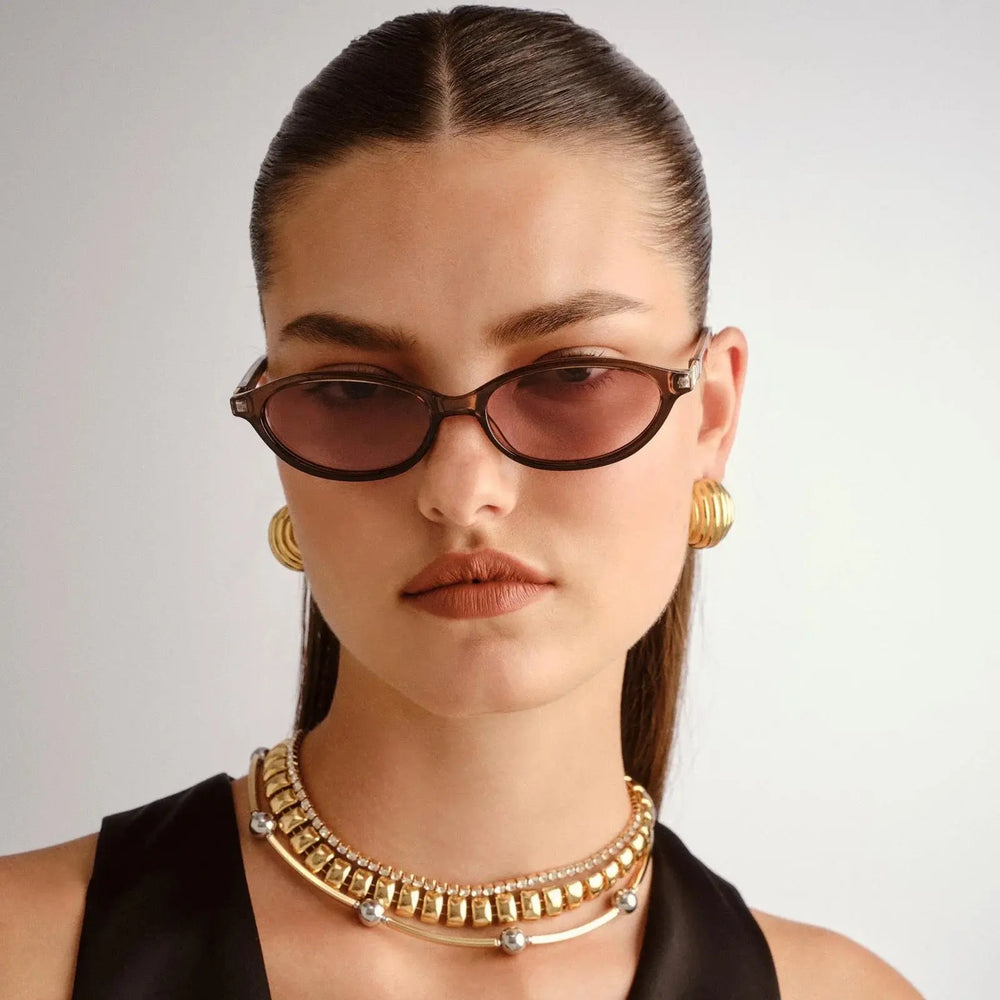DUSKFALL PEARL CHOCOLATE SUNGLASSES LE SPECS