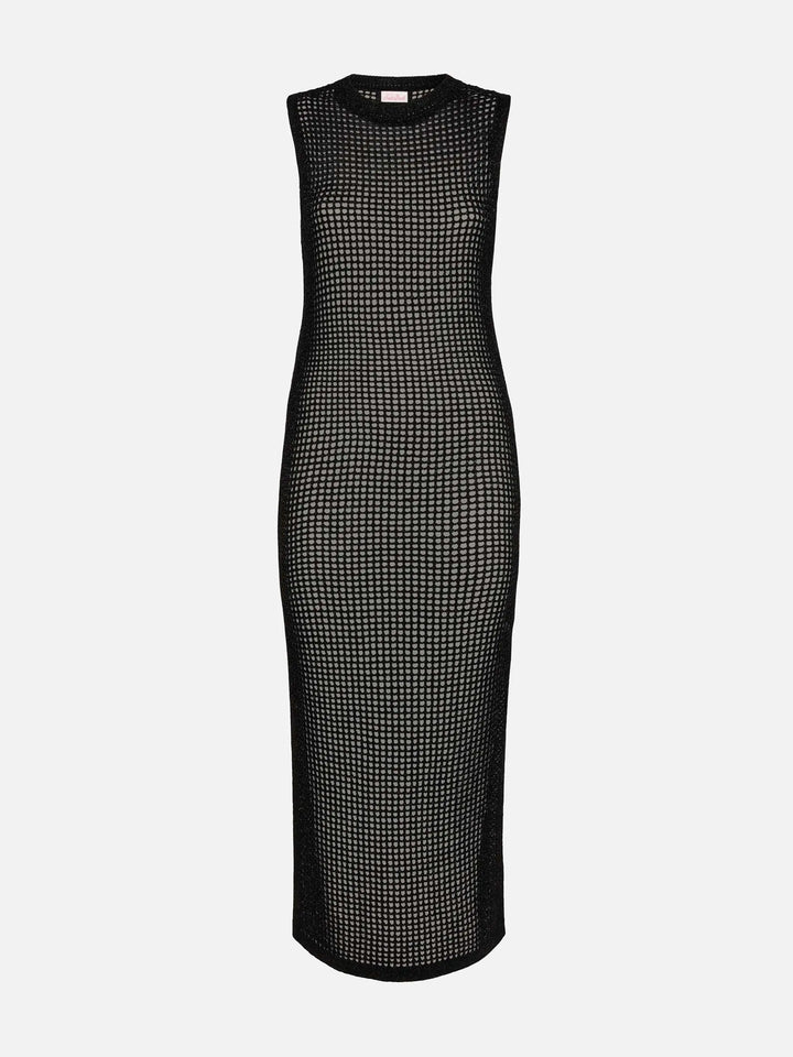 EILEEN WOMAN LONG MESH CROCHET DRESS MC2 SAINT BARTH