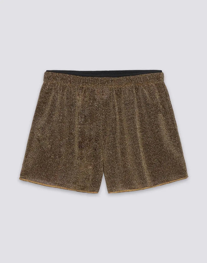 ELASTICATED LUREX WALKSHORTS SUNDEK