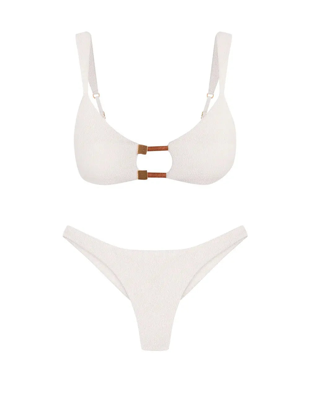 FIRENZE AIKA ERIN TOP - BASIC CHEEKY BTM WHITE - BeachLife Concept