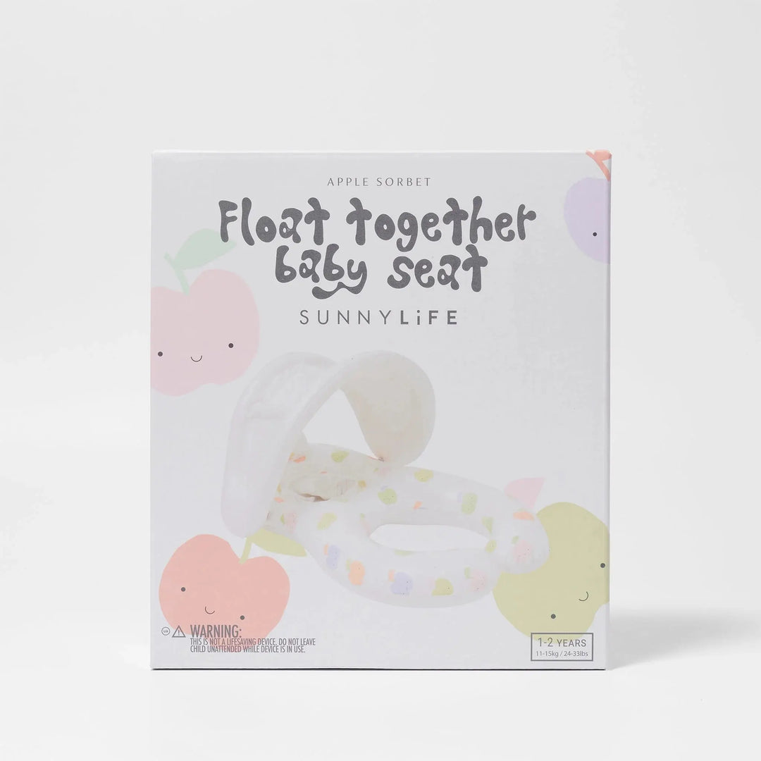 FLOAT TOGETHER BABY SEAT APPLE SORBET MULTI BeachLife Concept