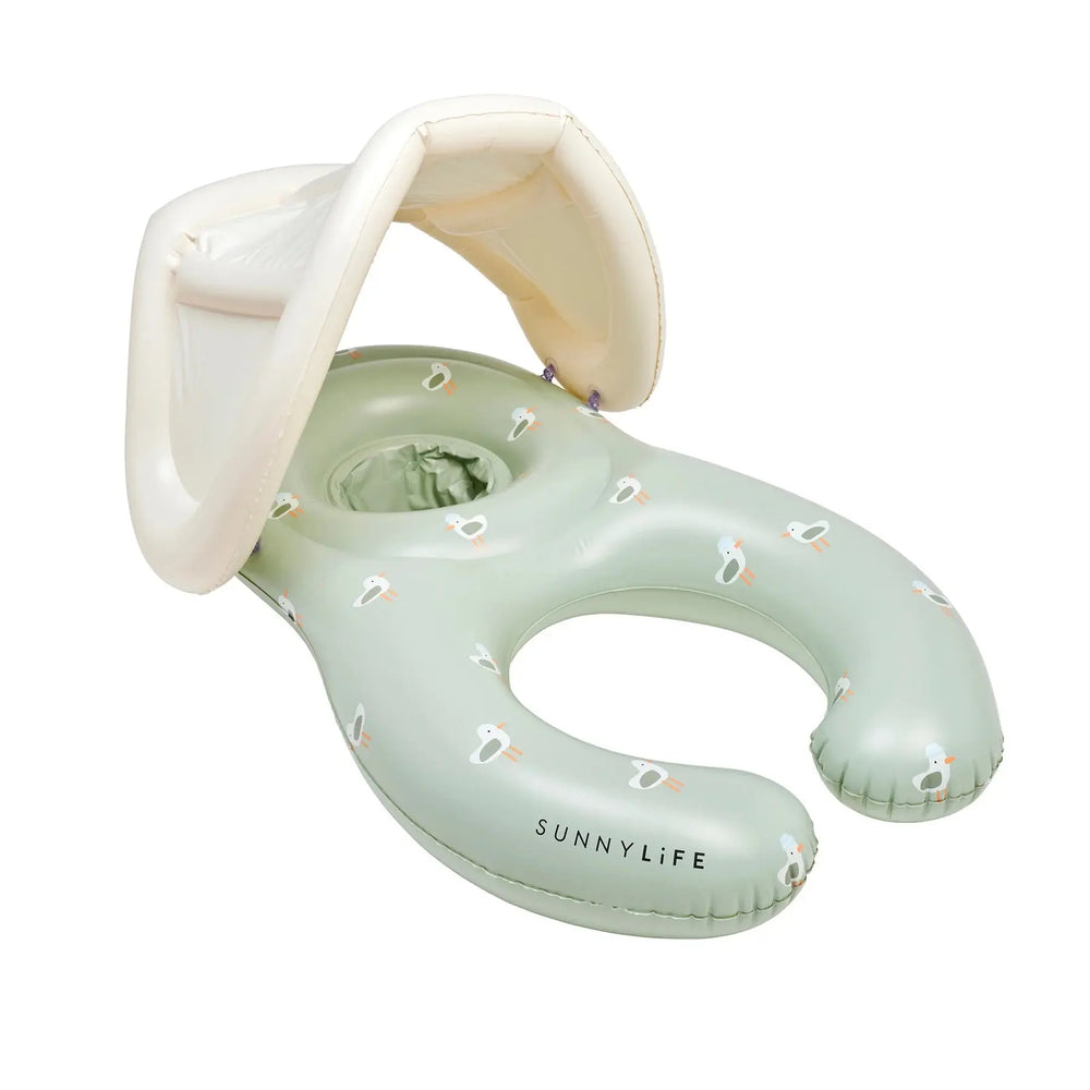 FLOAT TOGETHER BABY SEAT SAMMY THE SEAGULL GREEN SUNNYLIFE
