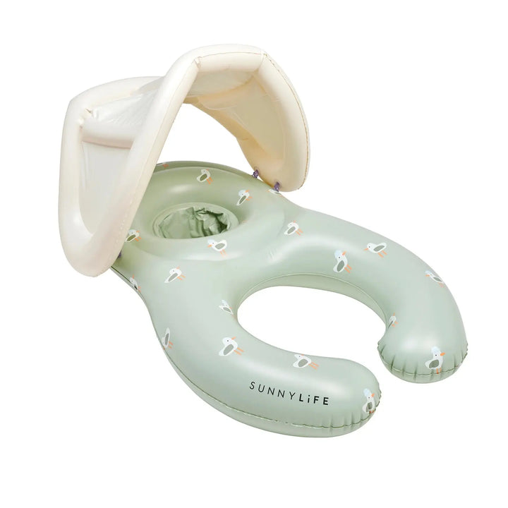 FLOAT TOGETHER BABY SEAT SAMMY THE SEAGULL GREEN SUNNYLIFE