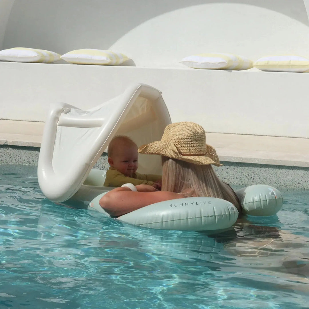 FLOAT TOGETHER BABY SEAT SAMMY THE SEAGULL GREEN SUNNYLIFE