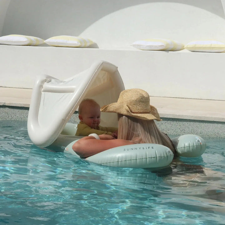 FLOAT TOGETHER BABY SEAT SAMMY THE SEAGULL GREEN SUNNYLIFE