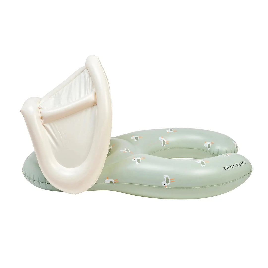 FLOAT TOGETHER BABY SEAT SAMMY THE SEAGULL GREEN SUNNYLIFE